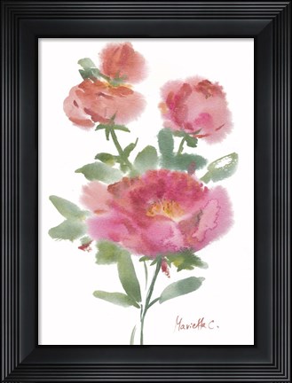 Framed Flower Series 1 Print