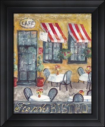 Framed French Bistro Print