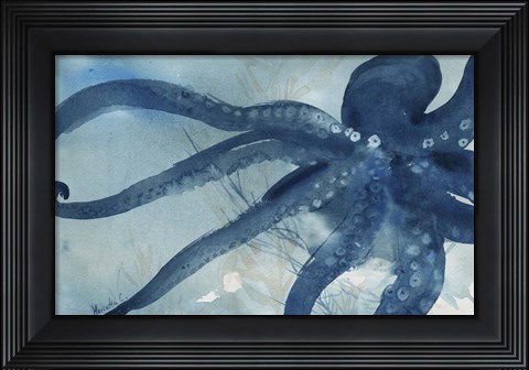 Framed Octopus I Print