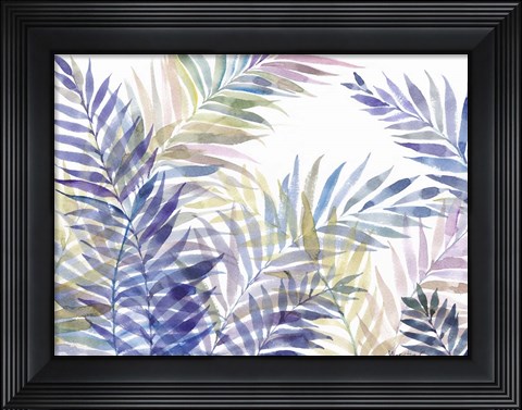 Framed Tropical Leaves Print