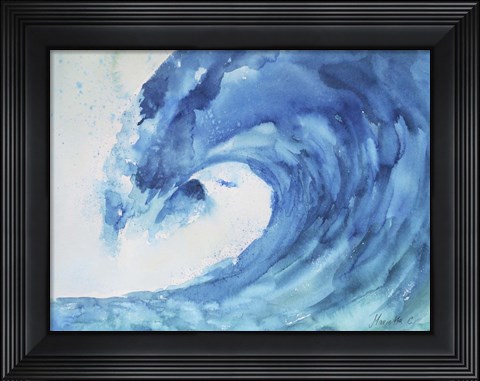 Framed Wave I Print