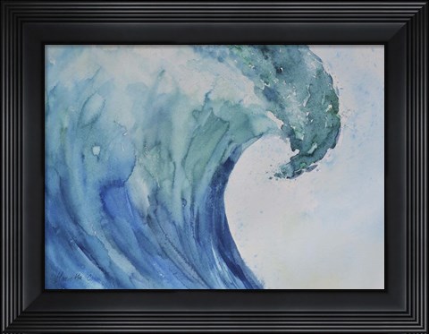 Framed Wave II Print