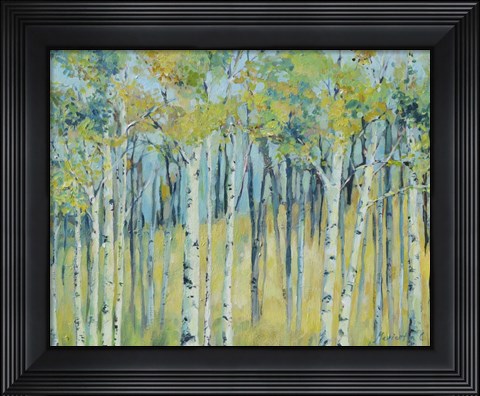 Framed Birch Forest Print