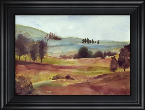 Framed Watercolor Landscape Print