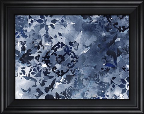 Framed Tie Dye Big A Print