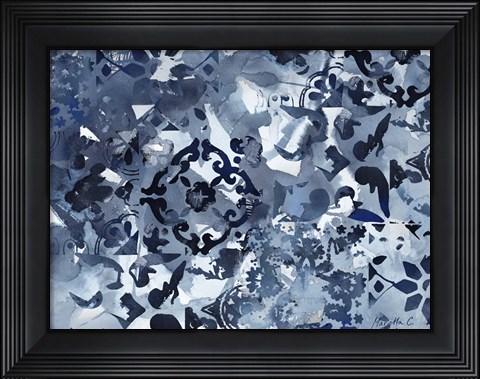 Framed Tie Dye Big B Print