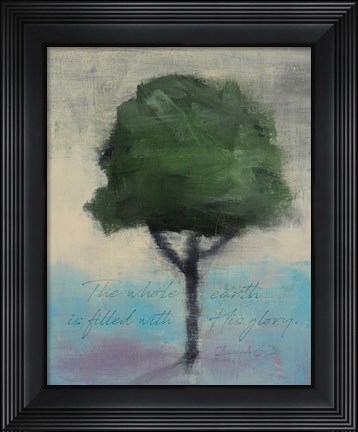 Framed Filled with His Glory Verse Print