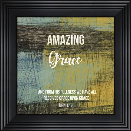 Framed Amazing Grace Print