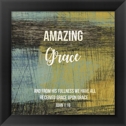 Framed Amazing Grace Print