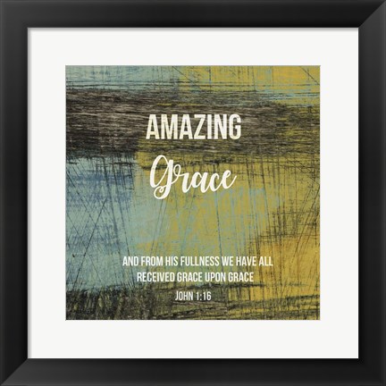 Framed Amazing Grace Print