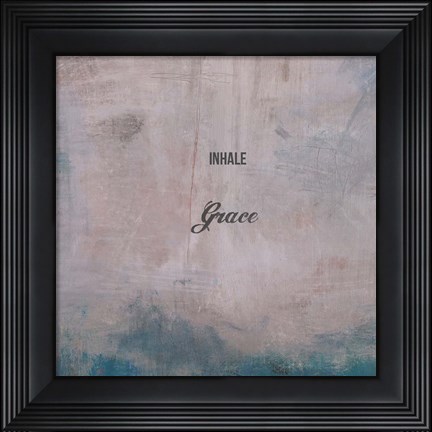 Framed Inhale Grace Print