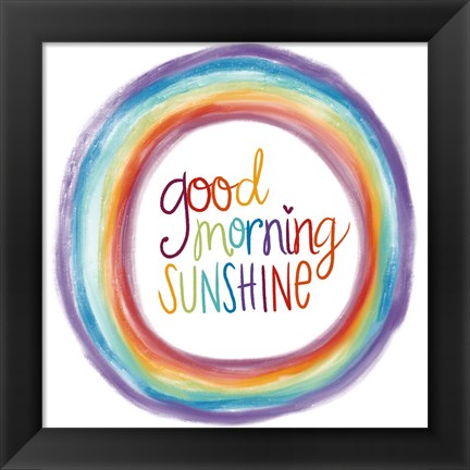 Framed Good Morning Sunshine Print