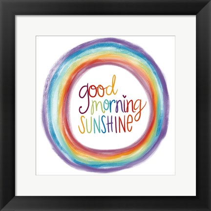 Framed Good Morning Sunshine Print