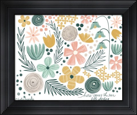 Framed Little Darling Print