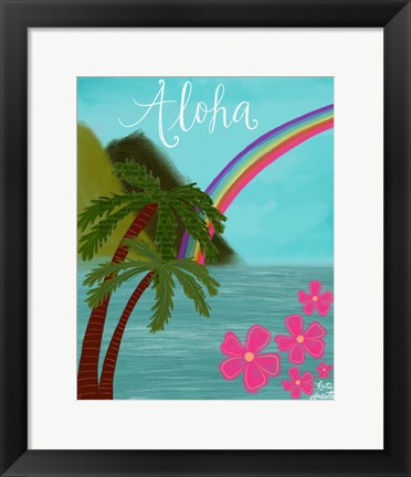 Framed Aloha Print