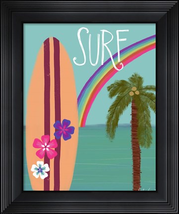 Framed Surf Print