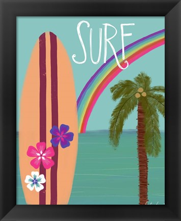 Framed Surf Print