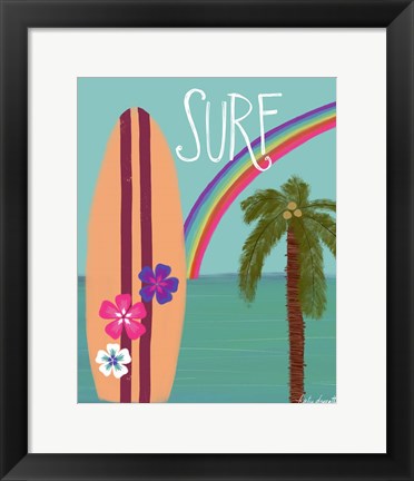 Framed Surf Print