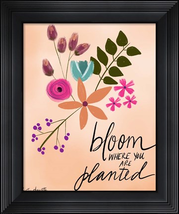 Framed Bloom Print