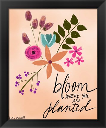 Framed Bloom Print