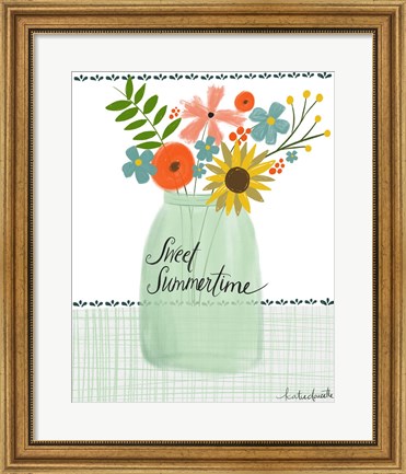 Framed Sweet Summer Bouquet Print