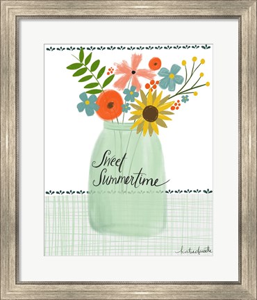 Framed Sweet Summer Bouquet Print