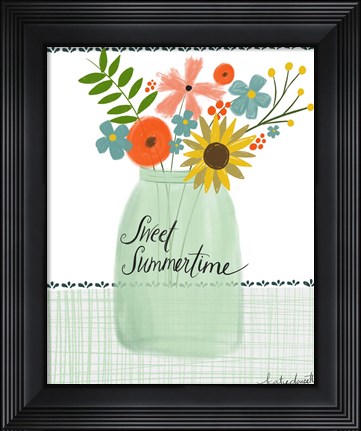 Framed Sweet Summer Bouquet Print