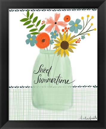 Framed Sweet Summer Bouquet Print