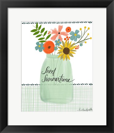 Framed Sweet Summer Bouquet Print