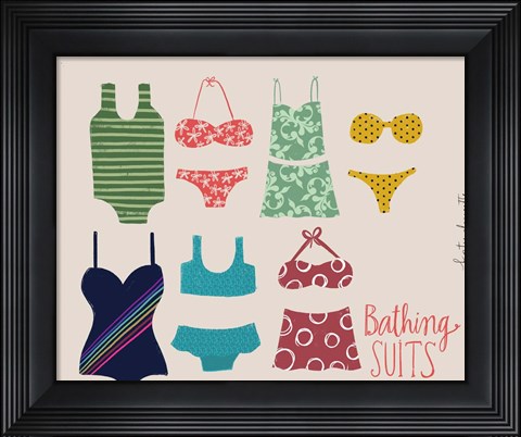 Framed Bathing Suits Print