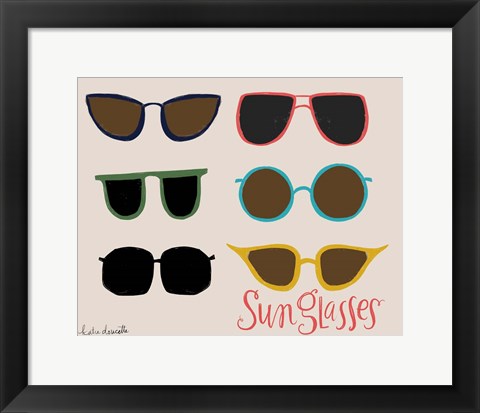 Framed Sunglasses Print