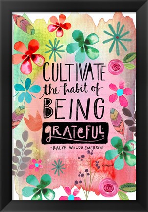 Framed Cultivate Print