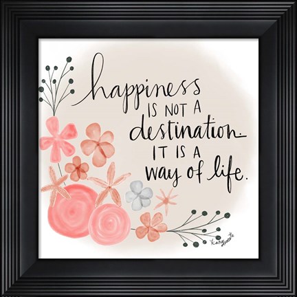 Framed Destination Print