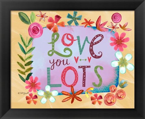 Framed Love You Lots Print