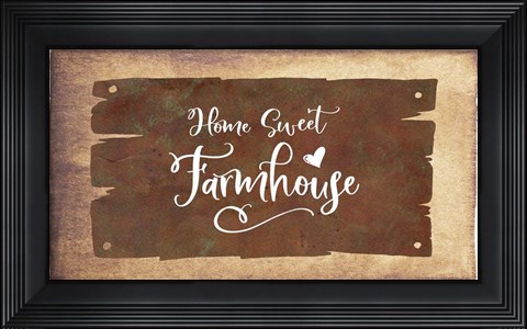 Framed Home Sweet Farmhouse Print