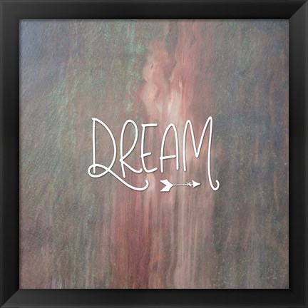 Framed Dream Colorful Print