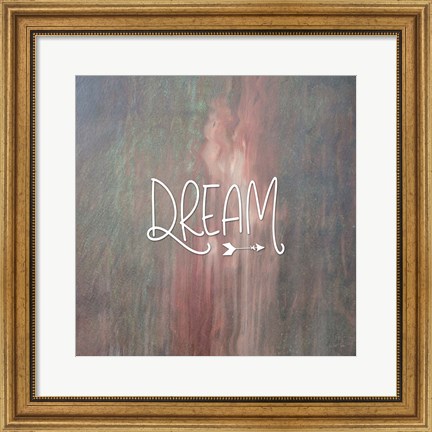 Framed Dream Colorful Print