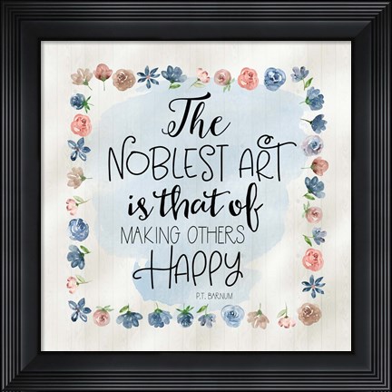 Framed Noblest Art II Print