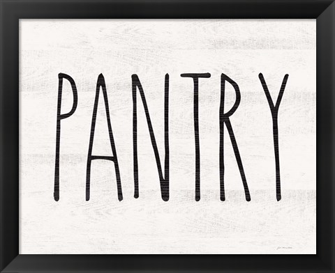 Framed Pantry Print