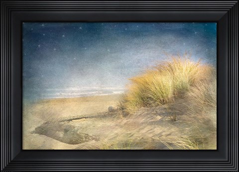 Framed Starry Beach Print