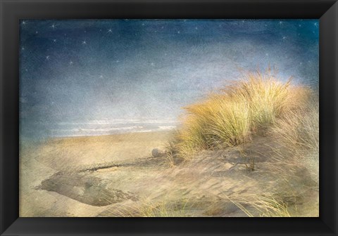 Framed Starry Beach Print