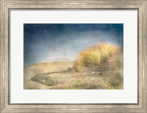 Framed Starry Beach Print
