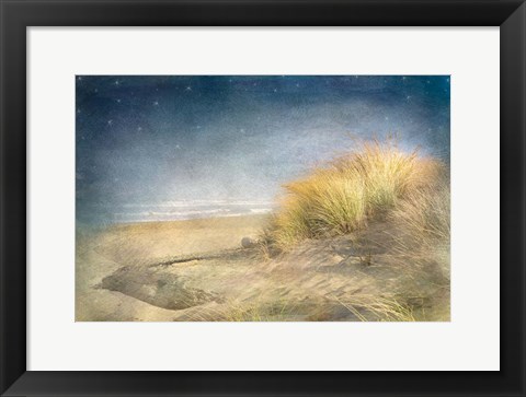 Framed Starry Beach Print