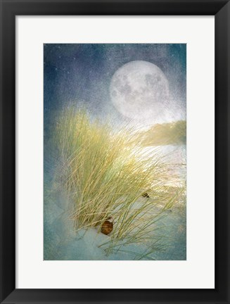 Framed Moonlight Beach Print