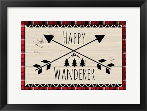 Framed Happy Wanderer Print