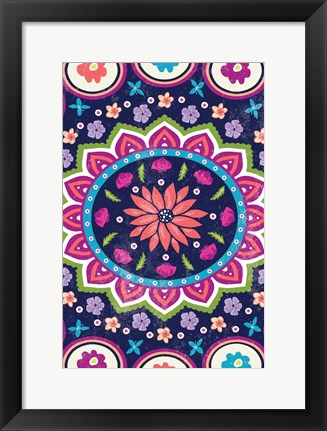 Framed Floral I Print