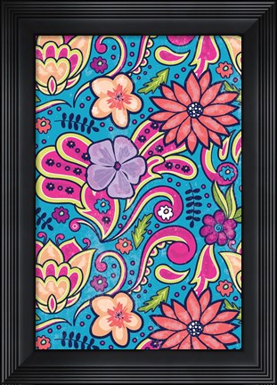 Framed Floral III Print