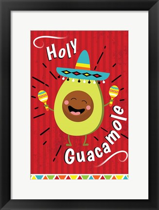 Framed Holy Guacamole Print