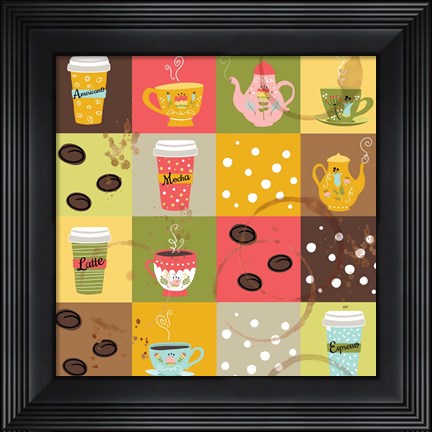Framed I Love You a Latte I Print