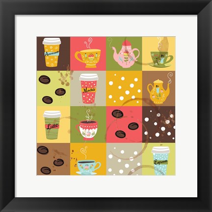 Framed I Love You a Latte I Print